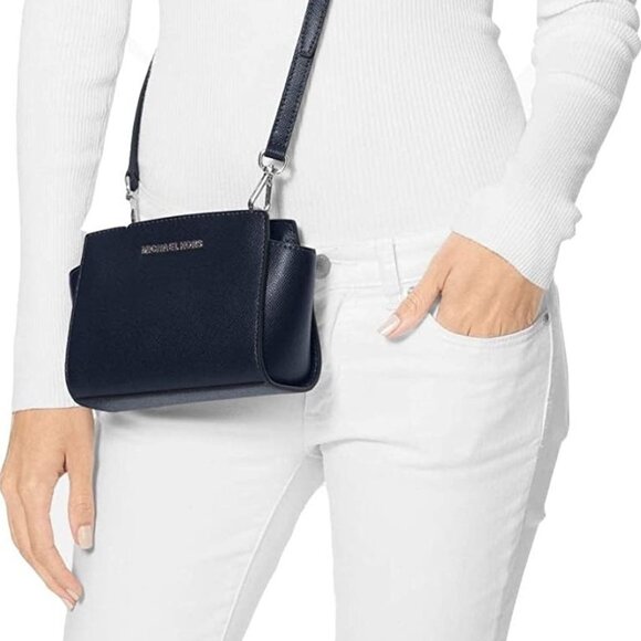 Michael Kors Mini Crossbody Messenger Bag - Selma - Picture 1 of 4